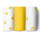 Sunflower 3 Design Swaddles 3 Pcs