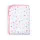 Pink Hearts Baby Blanket 1pc