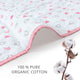 Pink Hearts Baby Blanket 1pc