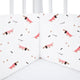 Pink Poodle Cot Bumper