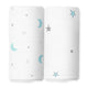 Blue & Grey Swaddles 2 Pcs